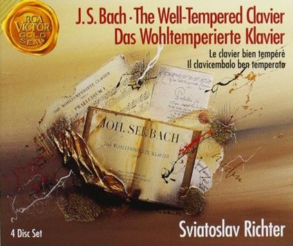 Il clavicembalo ben temperato (Das Wohltemperierte Clavier) - CD Audio di Johann Sebastian Bach,Sviatoslav Richter