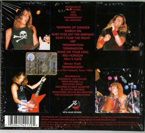 Warning of Danger - CD Audio di Omen - 2