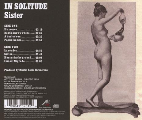 Sister - CD Audio di In Solitude - 2