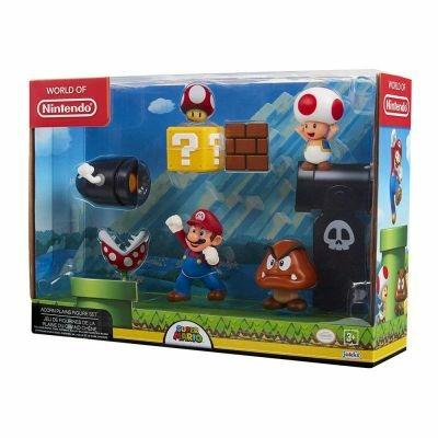 Nintendo. Mario Acorn Plains Diorama Set 5 Figure 6 Cm. Jakks (64510-11L) - 4