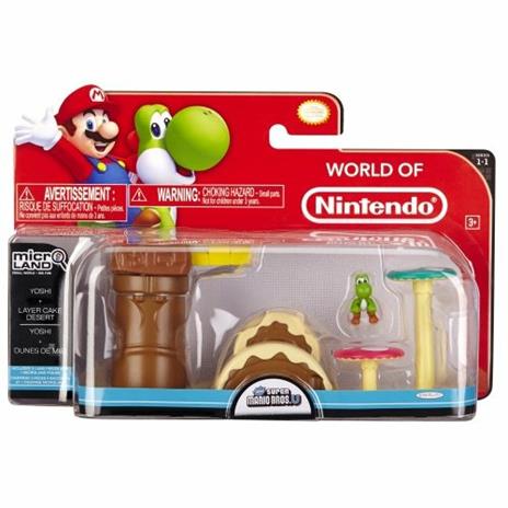 Nintendo Micro Land Serie 1 Deserto Torta + Yoshi - 2