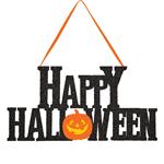 Creative Converting: Sign Gltr 12/1Ct Happy Halloween H