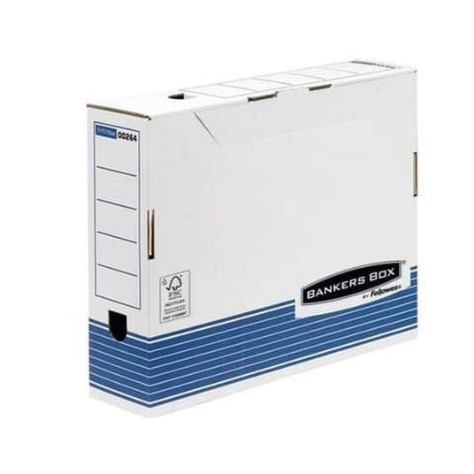 Scatole archivio BANKERS BOX Box System A4 32,7x26,5 cm dorso 8 cm 0026401 (Conf.10)