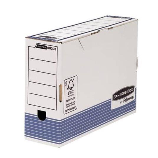 Scatole archivio BANKERS BOX Box System Legal 36,6x25,8 cm dorso 10 cm 0030801 (Conf.10)