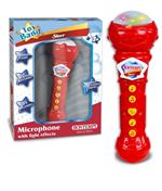 Bontempi Microfono Giocattolo Karaoke con Effetti Luminosi Microfono Bambini