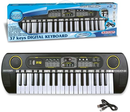 Bontempi Digital keyboard with 37 midi size keys - Bontempi - Giochi  musicali - Giocattoli | laFeltrinelli