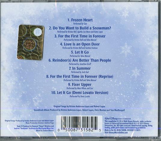 Frozen. The Songs (Colonna sonora) - CD | Feltrinelli