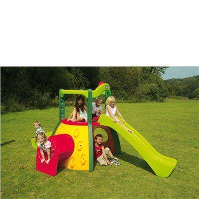 Little Tikes Double Decker Super Slide Climber Verde, Arancione, Rosso scivolo