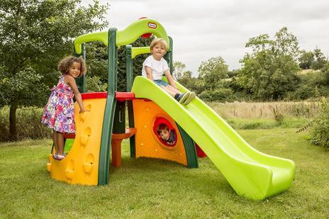 Little Tikes Double Decker Super Slide Climber Verde, Arancione, Rosso scivolo - 3