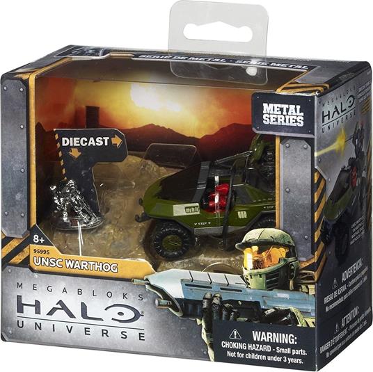 Halo metallo serie UNSC Diecast Warthog