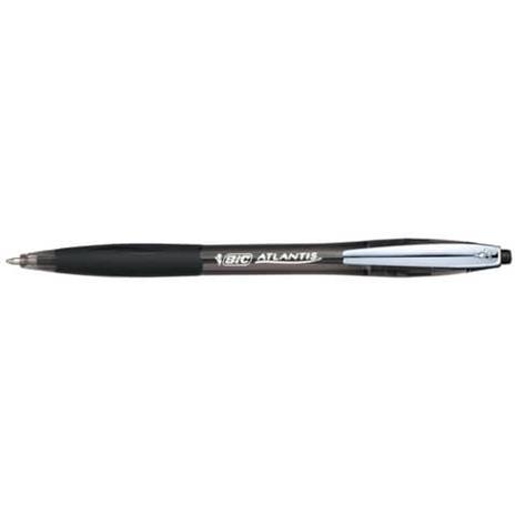 Penna a sfera a scatto Atlantis Soft M – nero - 2