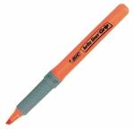 Evidenziatore a penna grip Bic arancione. Confezione 12 pezzi