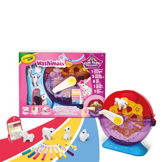 Washimals Pets La Ruota dei Divertimenti - Crayola - Crayola Washimals -  Pittura - Giocattoli