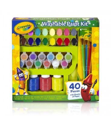 CRAYOLA - Tempere Lavabili per Bambini, Confezione da 6