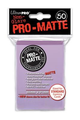 50 Deck Protector Sleeves Ultra Pro Magic PRO MATTE LILAC Lilla Bustine Protettive Buste - 2