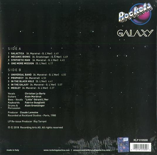 Galaxy - Rockets - Vinile | Feltrinelli