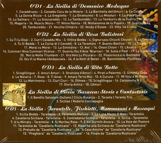 La Sicilia. Tradizioni e Tarantelle - CD Audio - 2