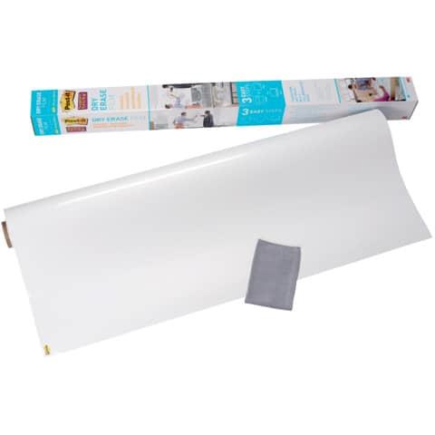 Lavagna cancellabile in rotolo Post-itÂ® Super Sticky 1.219 m x 1.829 m bianco DEF6x4-EU - 4