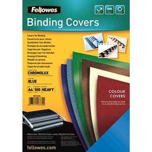 Cartoleria Fellowes 5378203 cartellina A4 Carta Blu 100 pezzo(i) Fellowes