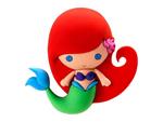 Disney Magnet La Sirenetta Ariel Con Figure Int.