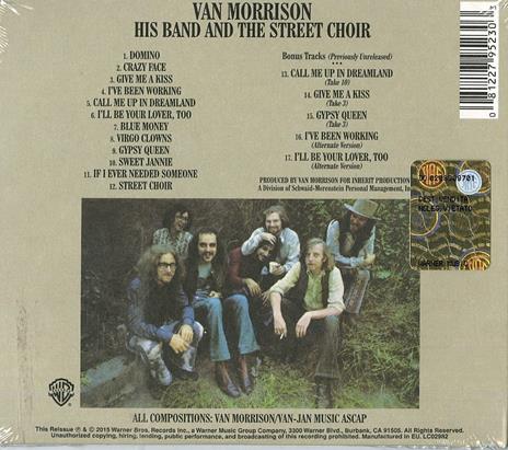 His Band and the Street Choir (Expanded & Remastered) - CD Audio di Van Morrison - 2