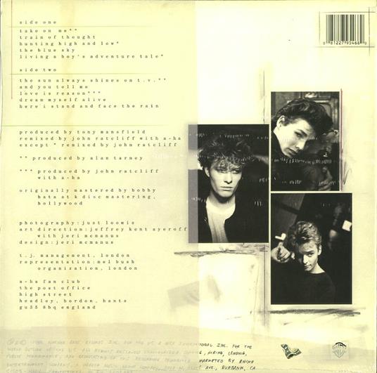 Hunting High & Low - Vinile LP di A-Ha - 2