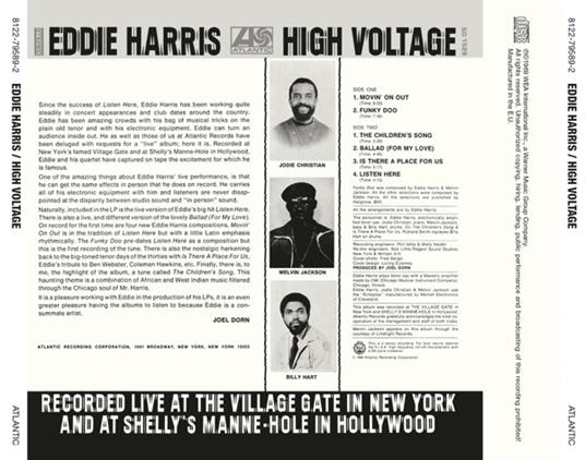 High Voltage (Japan 24 Bit) - CD Audio di Eddie Harris - 2