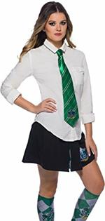 Rubie's Harry Potter Cravatta Serpeverde Slytherin Deluxe (39038), Verde e Grigio