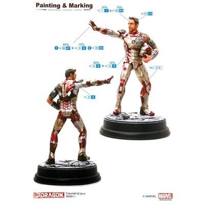 Model Kit. Iron Man 3. Mark XLII (Battle Damaged Version) (DR38328) - 3