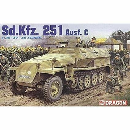 Veicolo semicingolato SD.KFZ. 251 AUSF.C 1/35. Dragon Models DR6187