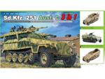 DRAGON D6224 SD KFZ 251/10 3,7 cm PAK 3 KIT 1:35 Modellino