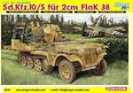 Modellino Dragon 6676 Sd.Kfz.10/5 Fur 2Cm Flak 38 Kit 1:35 Mezzi Militari