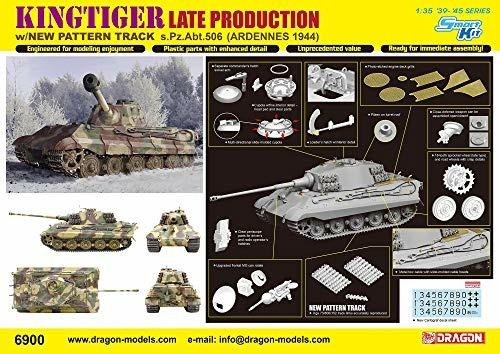 Carro armato Kingtiger Late Production. Dragon Models DR6900