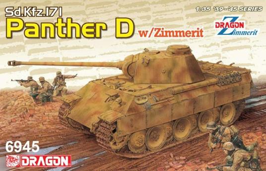 Sd.Kfz.171 Panther Ausf.D W/Zimmerit (2 In 1) Scala 1/35 (DR6945)
