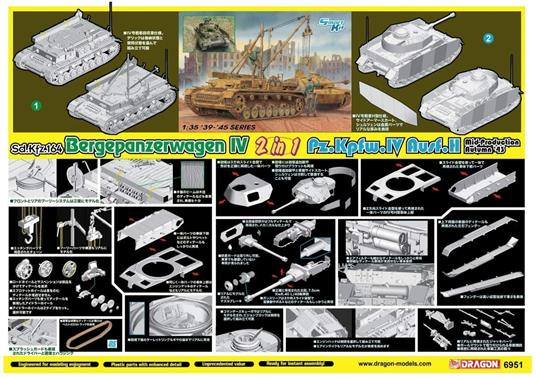 Bergepanzerwagen Iv / Pz.Kpfw.Iv Ausf. H 2in1 Scala 1/35 (DR6951) - 3