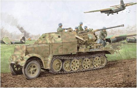 Sd.Kfz.7/2 3.7cm Flak 37 W/Armor Cab Or Sd.Kfz.7/2 3.7cm Flak 36 Scala 1/35 (DR6953)