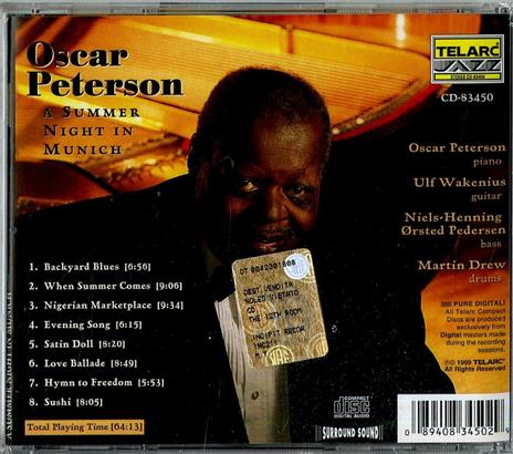 A Summer Night In Munich - CD Audio di Oscar Peterson - 2