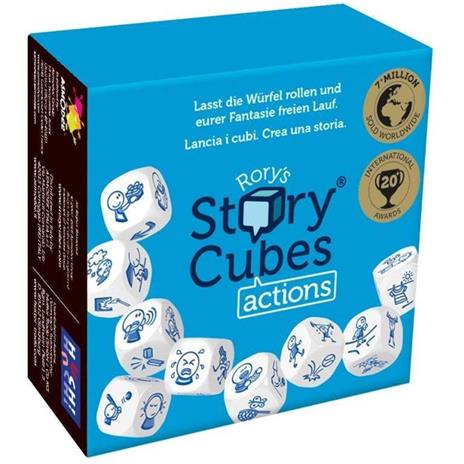 Rory's Story Cubes Actions (azzurro). Base - Multi (ITA). Gioco da tavolo