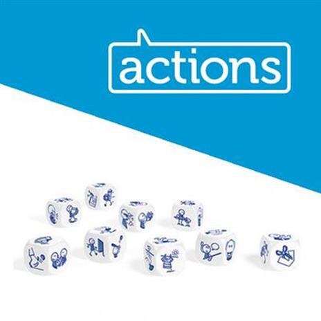 Rory's Story Cubes Actions (azzurro). Base - Multi (ITA). Gioco da tavolo - 6