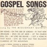 Missionary Quintet - Gospel Songs