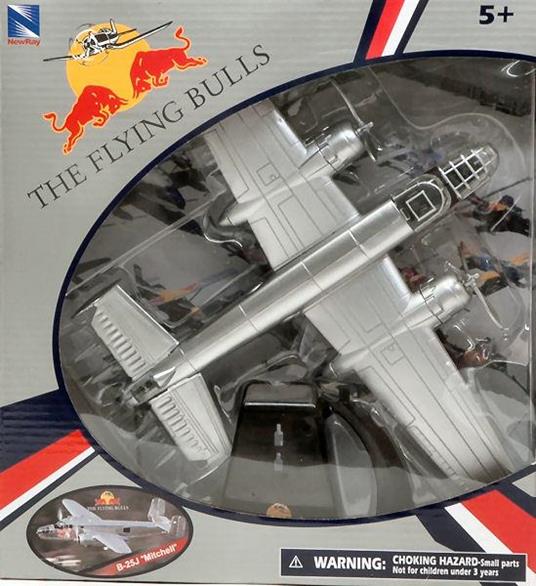 Aereo B-25J Mitchell The Flying Bulls Red Bull 1:48 Model Ny21263