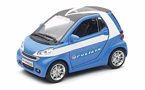 Newray Auto 1:24 Smart Fortwo Polizia