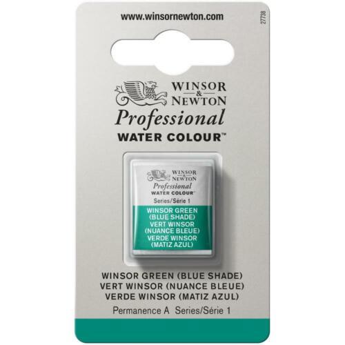 Winsor and Newton Artists Watercolour Viridian (3) Half Pan