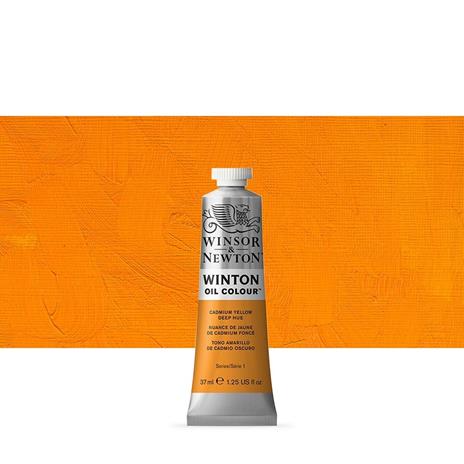 Colore A Olio Winton Winsor & Newton 37ml – Giallo Di Cadmio Scuro Imitazione