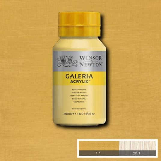 Acrilico Winsor & Newton Galeria 500ml – Giallo Di Napoli