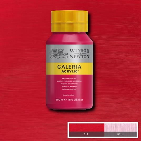 Acrilico Winsor & Newton Galeria 500ml -magenta (primario)