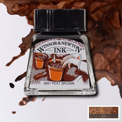 Inchiostro A China Winsor & Newton 14ml Marrone Bruno