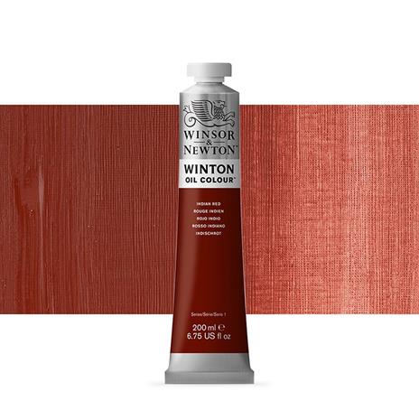 Colore A Olio Winton Winsor & Newton 200ml -rosso Indiano