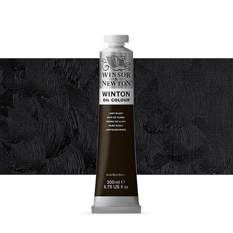 Colore A Olio Winton Winsor & Newton 200ml -nero Bugia