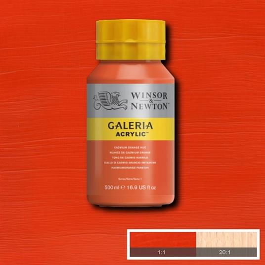 Acrilico Winsor & Newton Galeria 500ml – Giallo Di Cadmio Arancio Imitazione